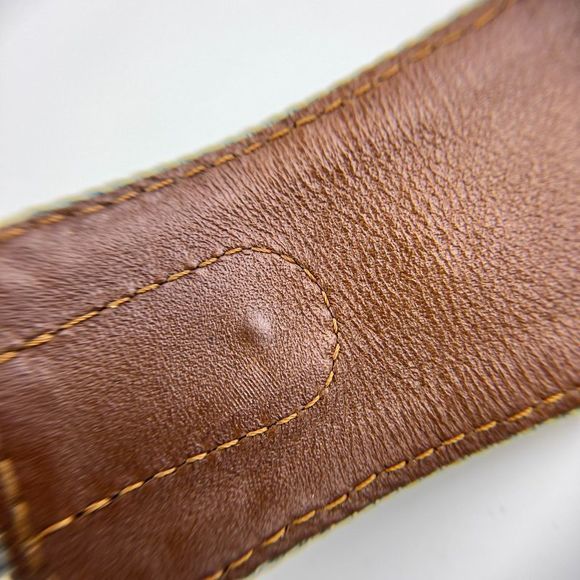 Christian DIOR Accessories Bracelet Bangle Dior Logo Blue Denim Vintage Women - Picture 8 of 16